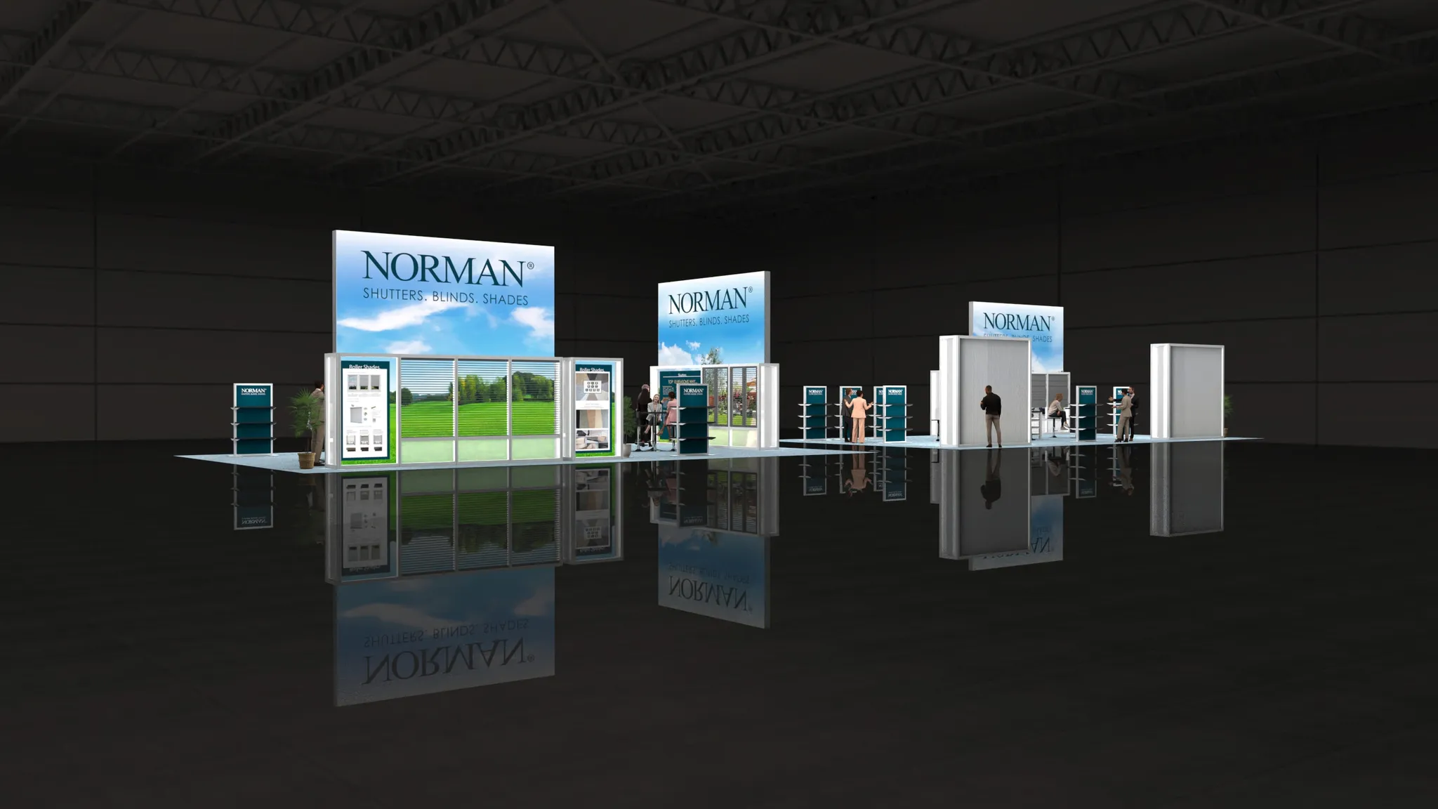 30x50 Île booth design by DisplayCraft